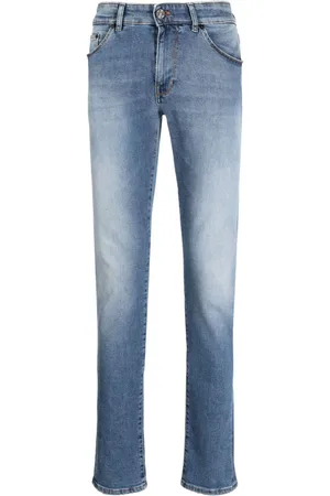 PT Torino Logo-patch cotton skinny jeans