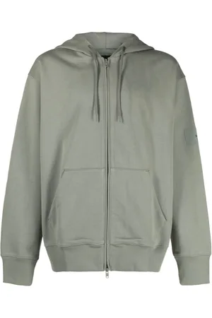 Y-3 Zip-up organic cotton hoodie