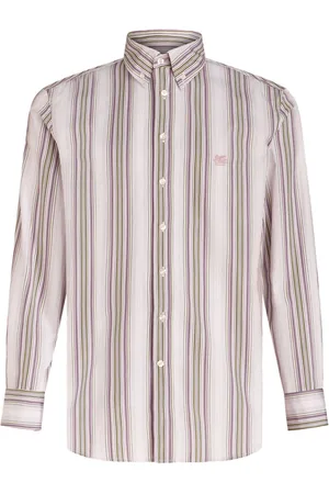 Etro Stripe-print button-down shirt