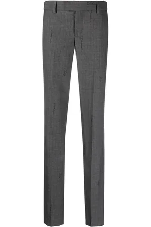 Zadig & Voltaire Prune striped slim trousers