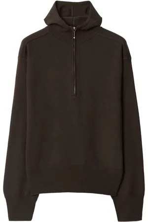 Burberry TB Monogram Fleece Zipped Hoodie - Farfetch