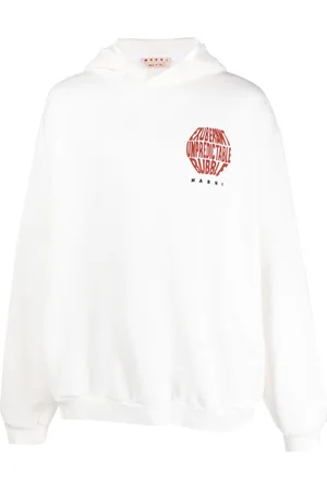 Marni Graphic-print cotton hoodie