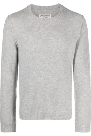 Zadig & Voltaire Kennedy logo-embroidered cashmere jumper