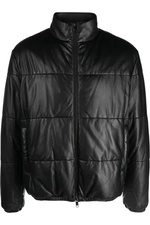 Armani Exchange Leather Jackets sale discounted price FASHIOLA