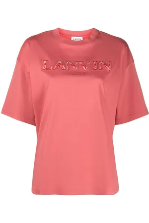 Lanvin Logo-appliqu?? cotton T-shirt