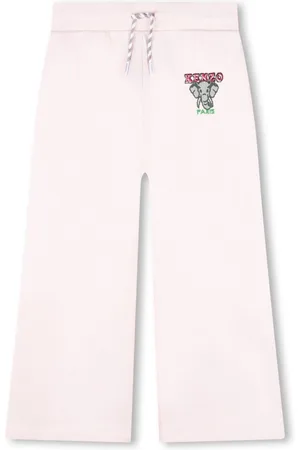 Kenzo Logo-print cotton trousers