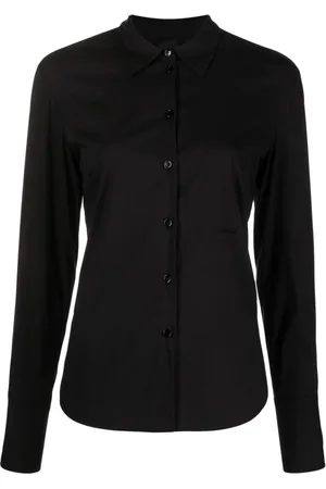 Pinko Pointed-collar stretch-cotton shirt