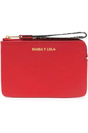 Bimba Y Lola Logo-lettering Folded Wallet in Red