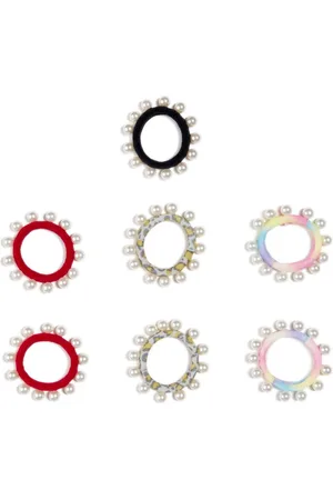 Super Smalls Central Park Pearl hair bands (set of seven)