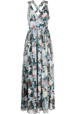 Sachin & Babi Kenzia floral-print gown