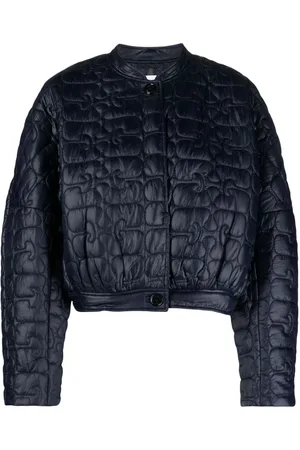 GANNI Oversized Zipped Puffer Jacket - Farfetch