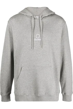 Etudes Logo-embroidered organic cotton hoodie