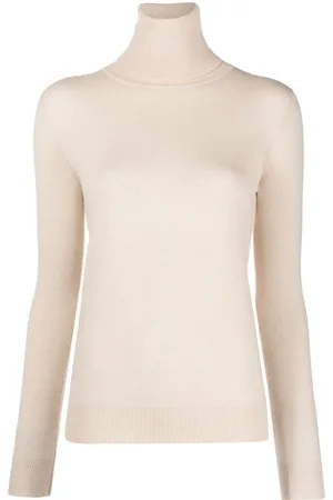 LORENA ANTONIAZZI Roll-neck cashmere jumper