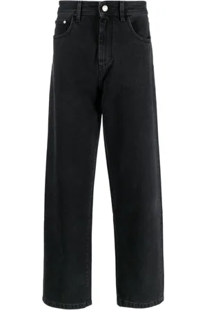 Gcds Men's Relaxed Laser Denim Trousers