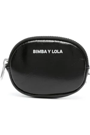 Bimba Y Lola Logo-Print Leather Coin Purse