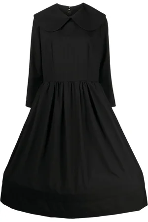 Comme des Garçons Bib-collar midi dress