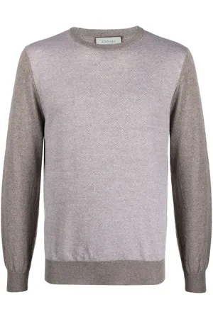 CANALI Two-tone wool jumper