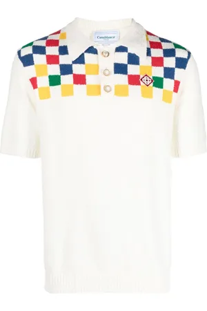 Dior Men's Multi-Color Short Sleeve Polo Shirt