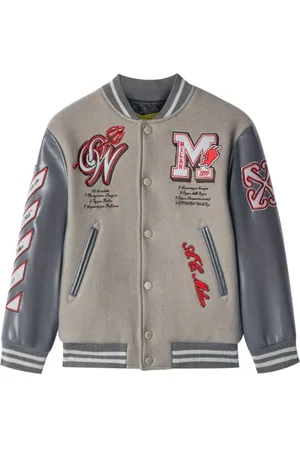 Off-White Kids x AC Milan Panelled Bomber Jacket - Farfetch