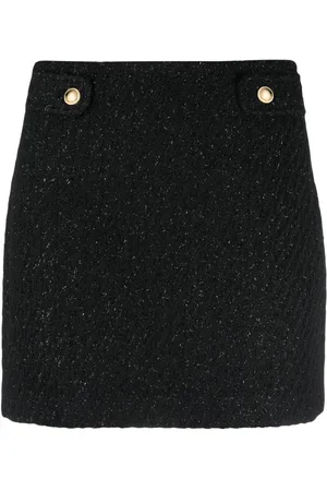Michael Kors High-waisted tweed mini skirt