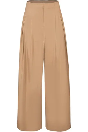 TWP Drew pleated wide-leg trousers