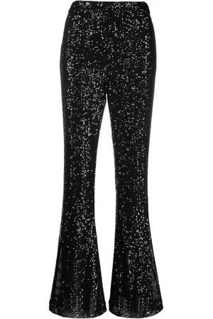 Twin-Set Sequinned flared trousers