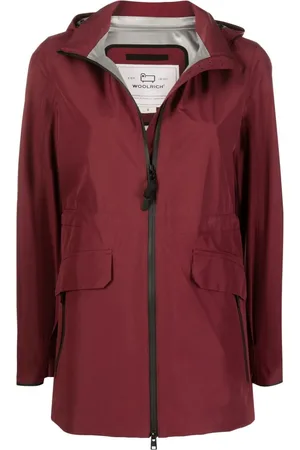 Woolrich Lightweight Clay hooded parka coat