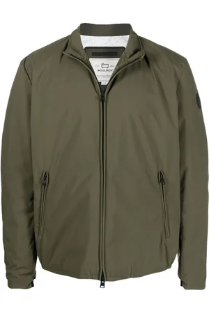 Woolrich Logo-patch bomber jacket