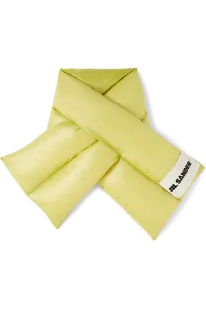 Jil Sander Logo-patch down scarf