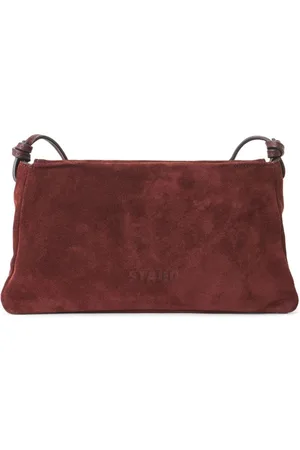 Staud Vivi Suede Crossbody Bag - Red