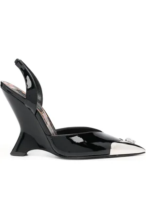 Philipp Plein 105mm patent-leather sandals