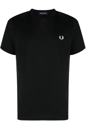Fred Perry Logo-embroidered cotton T-shirt