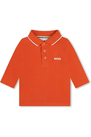 HUGO BOSS Logo-print cotton polo shirt
