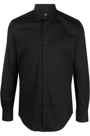 Boggi Milano Button-up cotton-blend shirt