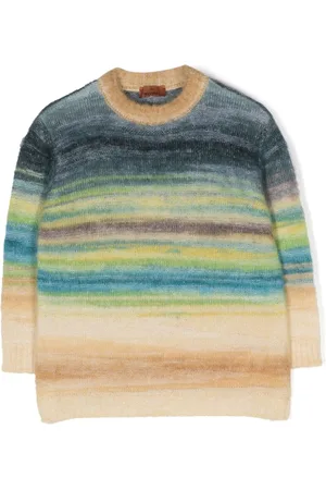 Missoni Striped intarsia-knit jumper