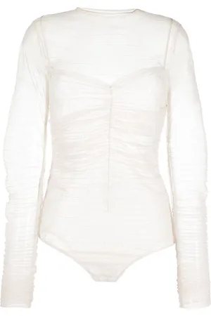 Ioana Ciolacu Semi-sheer long-sleeved body