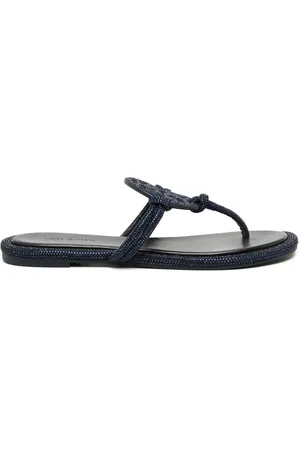 Tory Burch Crystal Flat Thong Sandals