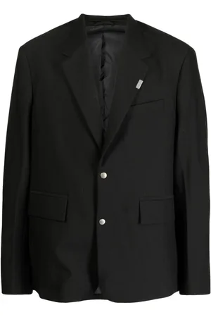 Izzue Logo-plaque single-breasted blazer