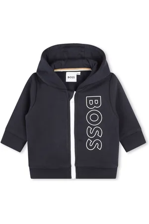 BOSS monogram-print Bomber Jacket - Farfetch