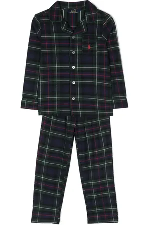 Ralph Lauren Plaid-check cotton pajama set (set of two)