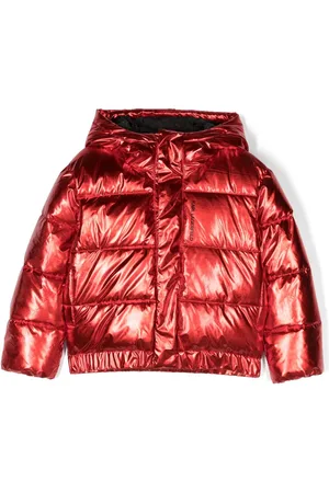 Marc Jacobs Kids Reflective Monogram Pattern Puffer Jacket - Farfetch