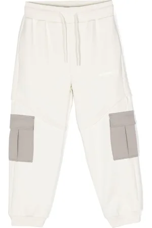 Calvin Klein Logo-patch stretch-design track pants