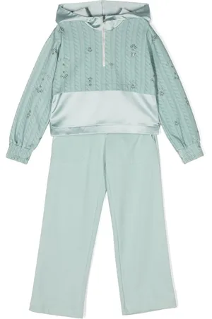 Lapin House Panelled cotton tracksuit set