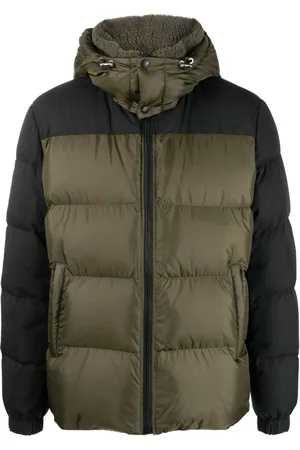 YVES SALOMON Detachable-hood down jacket
