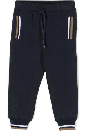 PATACHOU Stripe-detail drawstring track pants