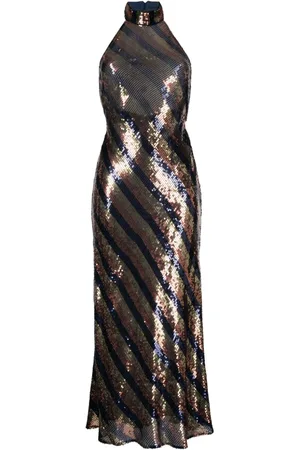 RIXO London Pearl sequined midi dress