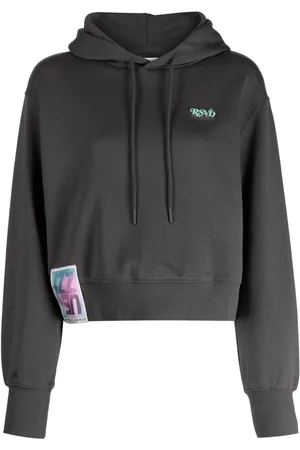 Izzue Logo-patch long-sleeve hoodie