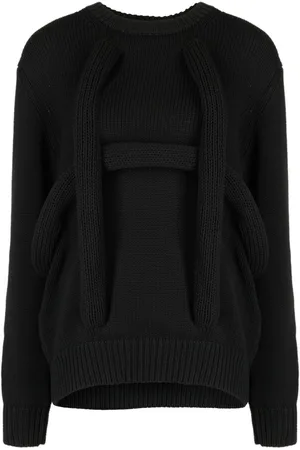 Comme des Garçons Crew-neck drop-shoulder jumper