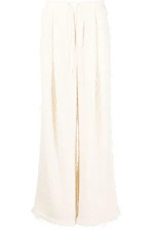 ECKHAUS LATTA Boucl?? wide-leg trousers
