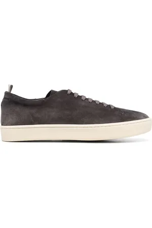 Officine creative Logo-debossed low-top suede sneakers